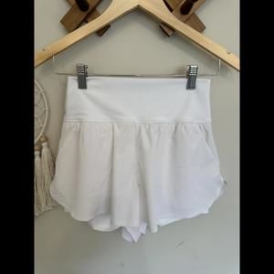 Abercrombie & Fitch YPB Athletic Shorts with Liner White Women's Small
